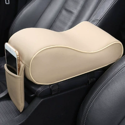 Armrest box pad Central Height-Increasing Pad, Universal Memory - beige