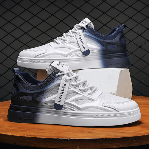  New Men's Shoes Breathable Thin Mesh Summer Shoes Autumn Small Whiteboard Casual Shoes Mesh Shoes Versatile Sports Trendy Shoes