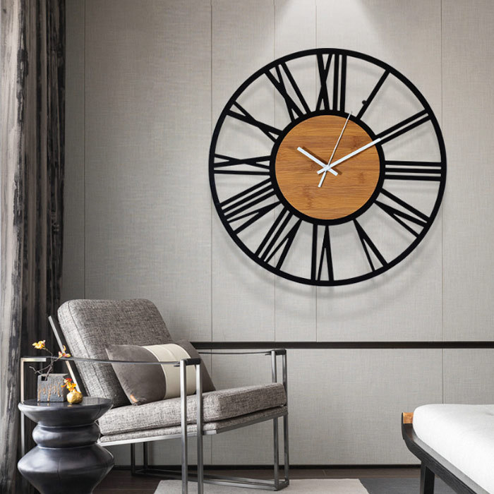 Cross-Border Wholesale American-Style Wall Clocks, Creative, Silent, Elegant, Classic, Stylish, Light Luxury, Simple Wall-Mounted Clocks