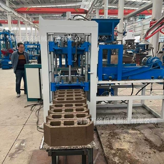 全自动液压水泥制砖机生产线路面彩砖机成套混凝土路面砖生产设备
