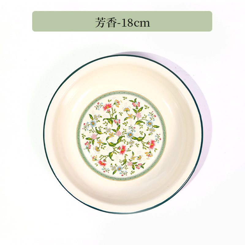 Profundizar la fábrica de platos de arroz esmalte al por mayor hotel buffet platos de arroz de olla caliente