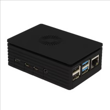 树莓派4b散热外壳主板风扇盒子raspberry pi4注塑保护壳配件套件