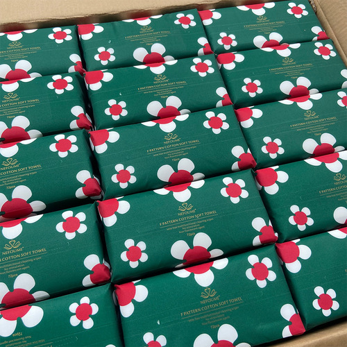 Disposable cotton F pattern facial cleansing towel, thickened 72 cotton, soft facial cleansing towel, special for beauty salon line, removable facial cleansing towel