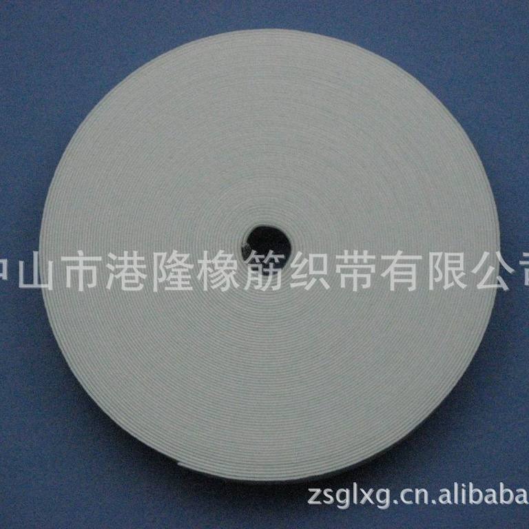 供应25厘25MM2.5CM1寸白色高 品质高弹丝光橡筋 松紧带定 做批发