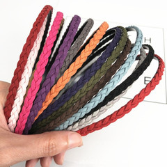 New Korean-style hair accessories, suede corduroy braided simple headband, fashionable hair accessories, factory wholesale