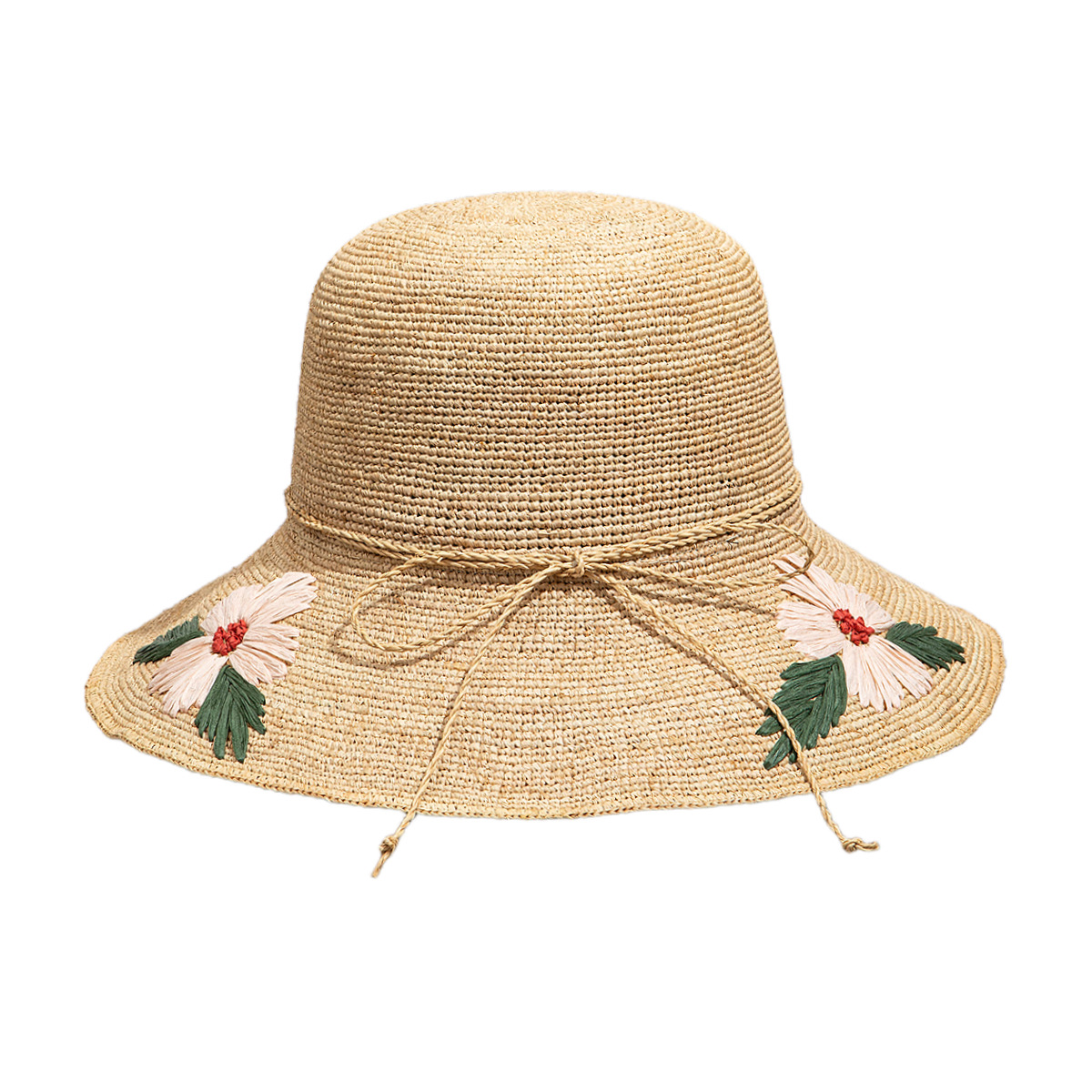 210g Weight Straw Hat Hats Type Holiday, Outdoor, Street Occasion raffia Material Heart Shape, Flower Pattern Summer, Spring Season Women's Gender Hawaiian, Tropical Style Curved Eaves Rim Women's Hawaiian Tropical Heart Shape Flower Curved Eaves Straw Hat 5