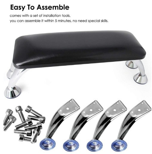 Fuente transfronteriza PU almohada de mano europea luz de terapia de uñas almohada de mano cojín soporte taburete cómodo herramientas de manicuría