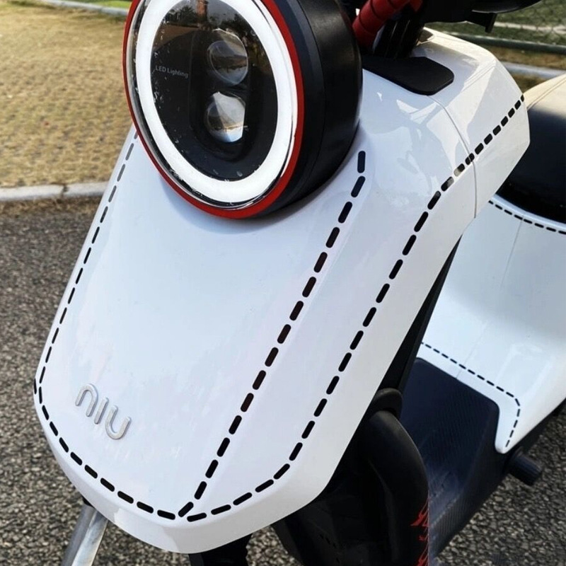 点線車のステッカー DIY ライン装飾反射ステッカー車電動バイクボディ縫製ステッチデカールステッカー|undefined
