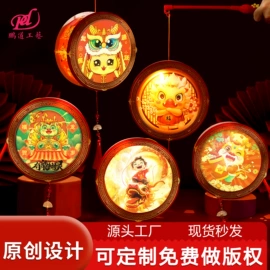 钻石画、皮画;门贴、年画;灯笼