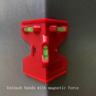 Movable Pipe Angle Meter Pipe Angle Clamp Triangle Level Angle Meter Plastic Level Decoration Equipment with Magnetic Angle Ruler