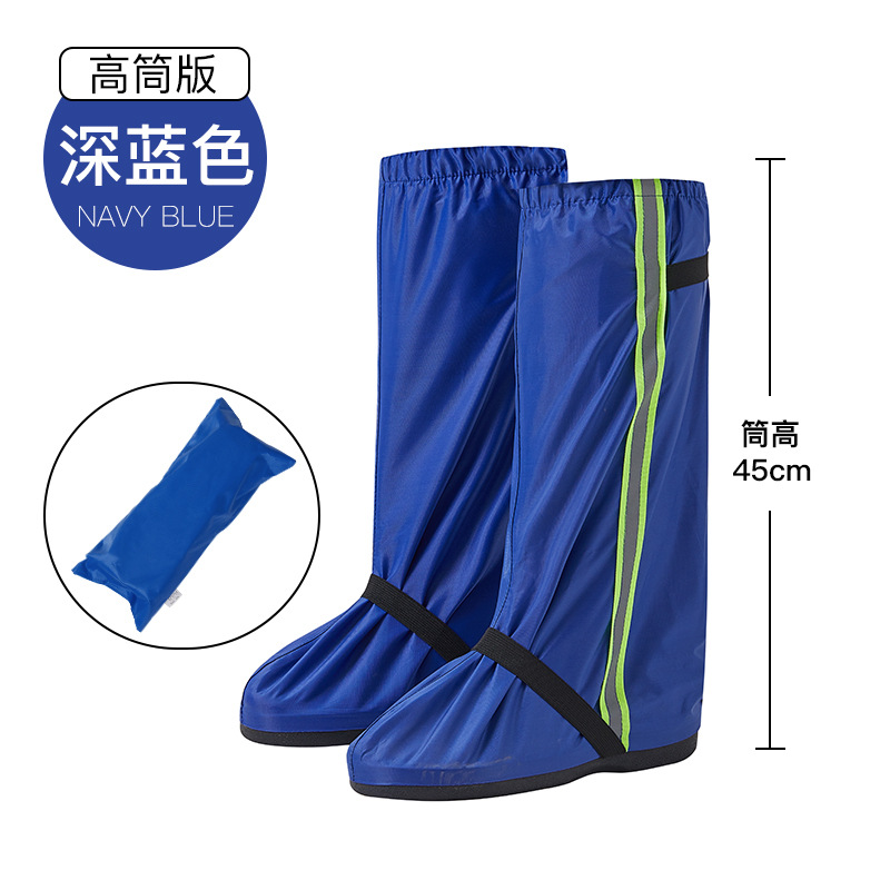 Zapatos impermeables de alta calidad cubierta del zapato a prueba de lluvia engrosada Oxford tela a prueba de arena antideslizante resistente al desgaste cubierta del zapato adulto fábrica al por mayor