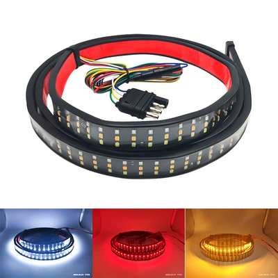 Warning Light, Rear Brake — Other lights - three-rows-white-red-and-yellow-150cm-432-beads