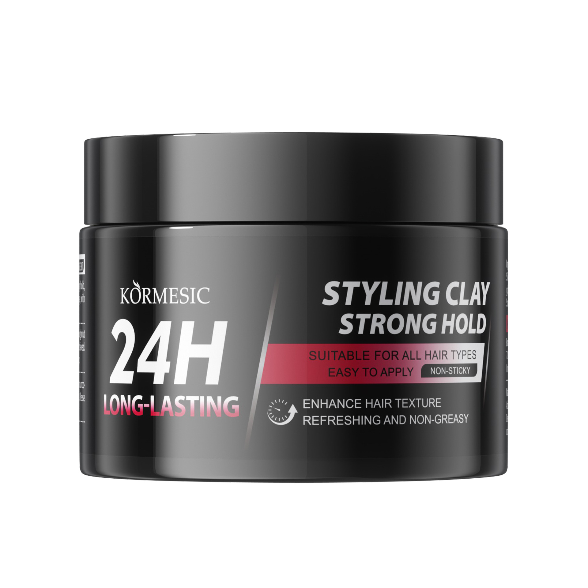 KORMESIC completo inglés permanente estilo de cabello mudmolding arcilla estilo de cabello fábrica transfronteriza al por mayor