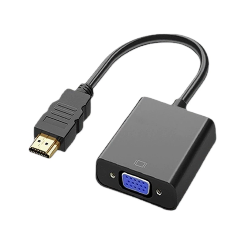Кабель HDMI к VGA вращай компьютерный ТВ-проектор HD видео вращай HD интерфейс конвертер