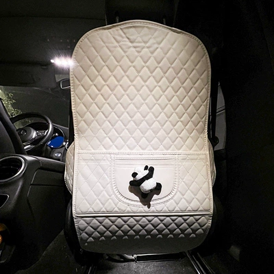 protection pad – Chair back anti-kick pad - panda-white-anti-kick-mat-long-version