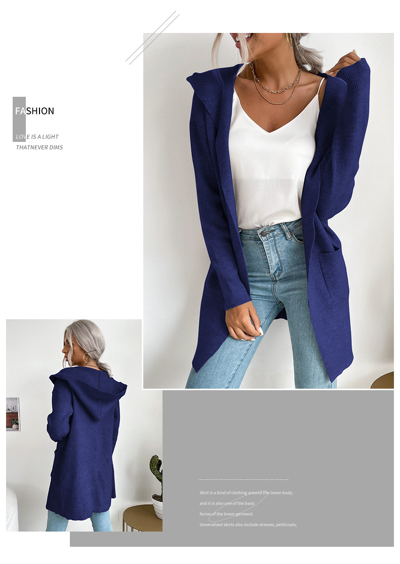 385g Weight Coat Outerwear Type Long Sleeve Sleeve Length Placket Placket Type Regular Sleeve Sleeve Type Long Top Length Coat Tops Type Daily Occasion Hooded Neckline Warm Function Loose Fit Type Solid Color Pattern Winter, Spring, Autumn Season Women'S Gender Polyester Fabric Patchwork Design Fashion Style Fashion Solid Color Polyester Hooded Long Sleeve Regular Sleeve Patchwork Coat 33