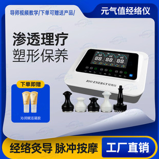 Three-Way Master Vitality Value Meridian Instrument Pulse Dds Bio-Electrotherapy Dredging Moxibustion Pain Relief Health Instrument Lucky Cat