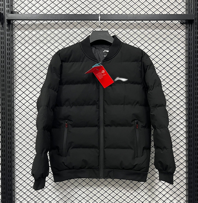 Invierno NK bordado chaqueta fluorescente de béisbol de algodón París grueso chaqueta de algodón con capuchón de fútbol abrigo cálido