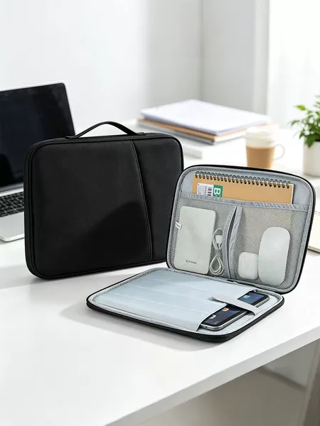 Tablet Storage Bag 13/ 14inch Waterproof Shockproof Inner Bag Multifunctional Digital Accessories Organizer Handheld