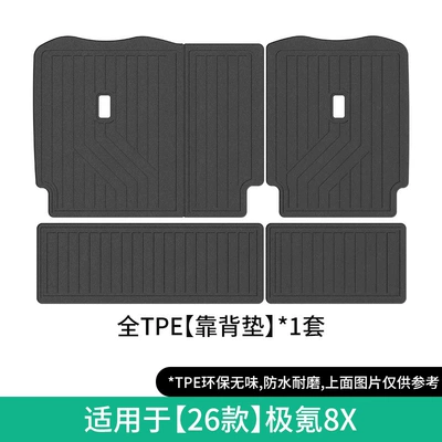 Universal Foot Pad Zeekr 8X Car Floor Mats - 26-models-of-zekrypton-8x-seat-back-cushions