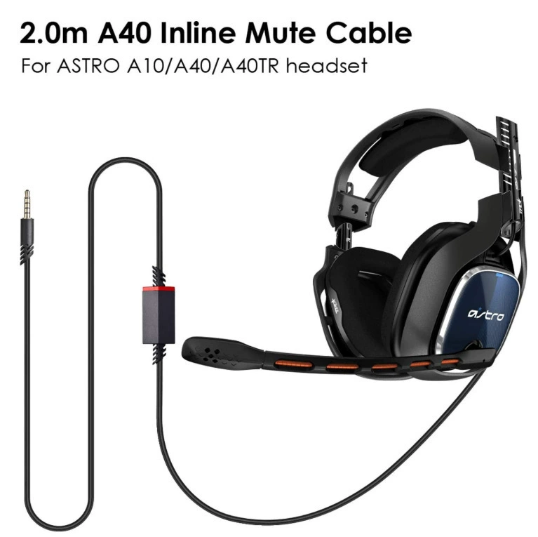 Строгий отбор кабеля для наушников Logitech Astro A10 A40 TR MIXAMP, аудиокабель 3.5 мм для игр