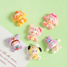 卡通可爱三丽鸥奶油胶diy手工手机壳发夹洞洞鞋钥匙扣树脂小配件