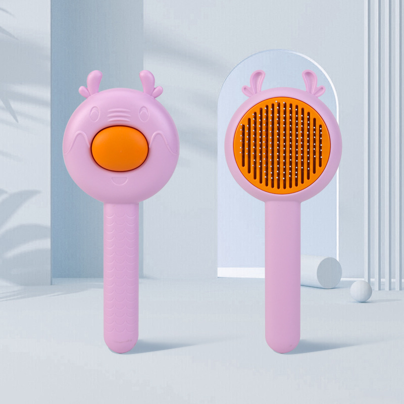 Peine de eliminación de pelo de perro Peine de gato Limpiador de pelo de perro Teddy para pelaje flotante Peine de aguja de bichón Cepillo de nudo abierto Productos para mascotas