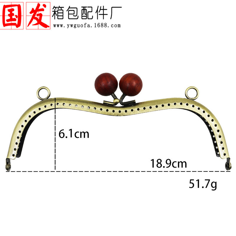 19cm M-shaped brillante madera oro 20mm tronco de madera maciza estilo japonés perlas de caramelo 4 colores opcionales cabeza de caramelo