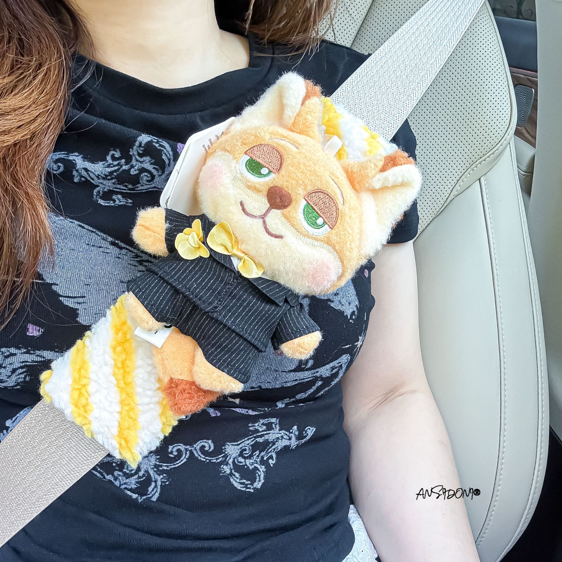 Zootopia Judy Nick Car Seat Belt Shoulder Pad Car Seat Belt Cover Car Interior Decoration Accessories