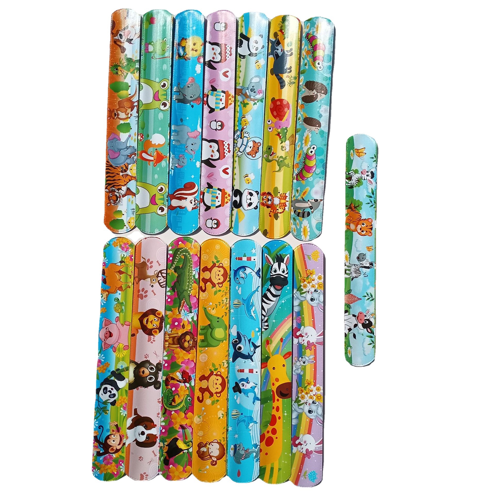 Animal 15 estilo Snap anillo pulsera Amazon transfronterizo nuevo Snap anillo pulsera dinosaurio tema