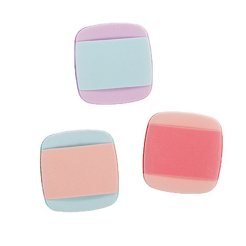 Polvo de aire de doble cara transfronterizo no de látex polvo de dedo de punta mini zapatillas pulgar esponja de maquillaje polvo de polvo image 4