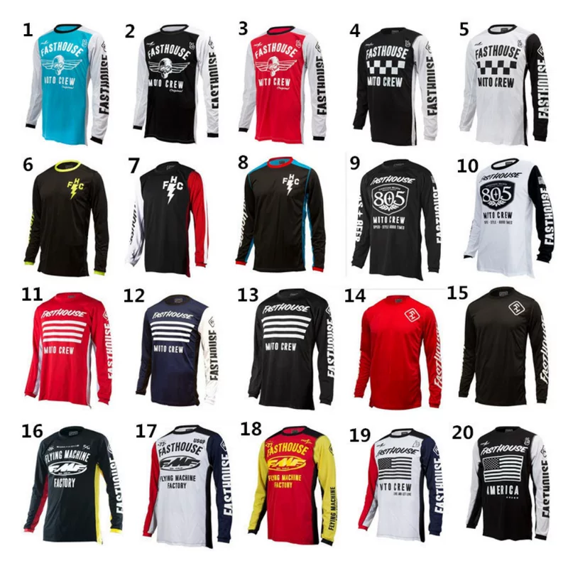 FASTHOUSE Travel off-road summer jersey, quick dry mountain long-sleeve, new collection