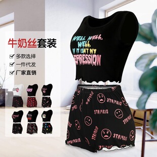 Women Pajama���Ķ�ѝ˯��Ů���b���⴩Ůʿ�Ҿӷ����e�\��PJ Set