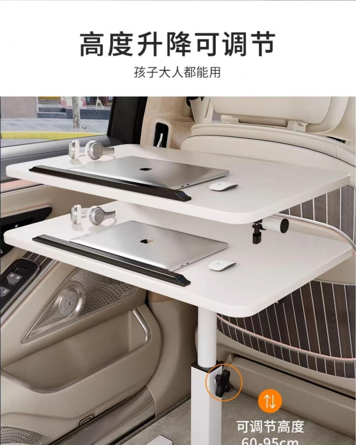 Multifunctional foldable lazy sofa bedside table, mobile computer desk for dormitory and bedroom, adjustable height bedside table