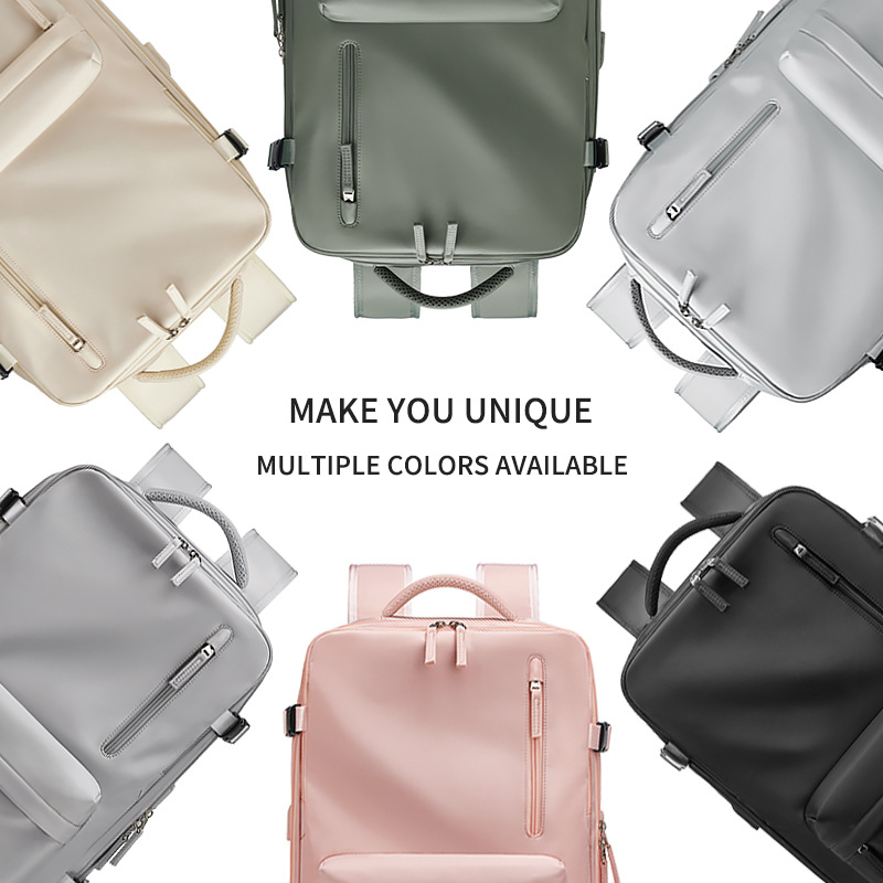 Mochila de viaje para mujer bolsa de equipaje ligera de corta distancia mochila de separación húmeda y seca mochila de estudiante de moda casual de gran capacidad