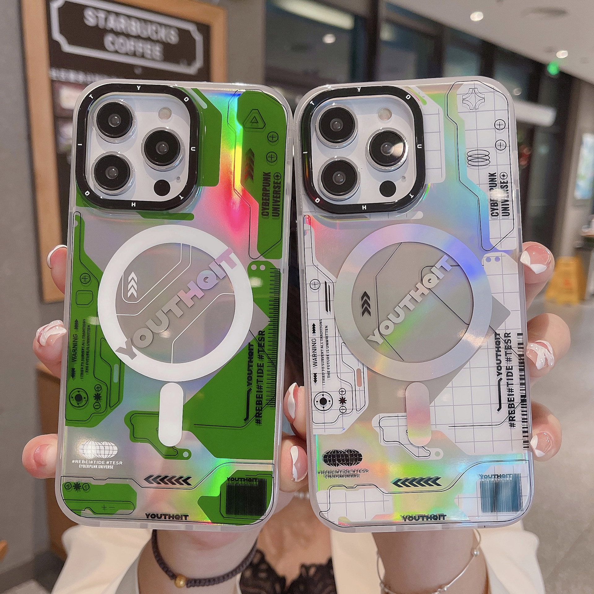 Metaverse Phone Geeignet für iPhone 13/12promax Magnetische Schutzhülle Personalisierte 14 Pro_voghion.com