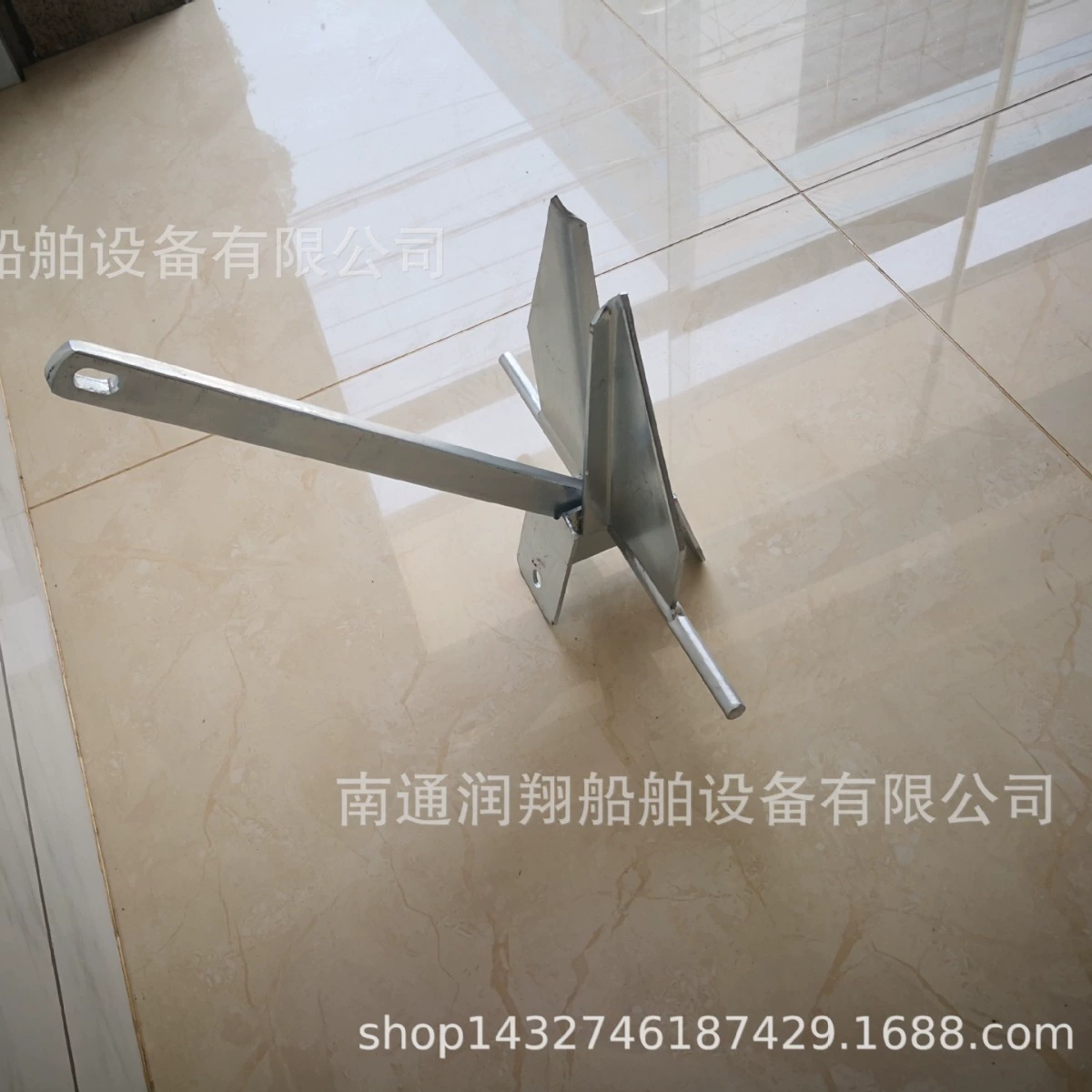 Полностью сварной якорь Danfoss типа "бабочка" с горячим цинкованием, 1 якорь для судов с горячим цинкованием.