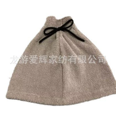 Хлопковая японская шапка для сауны, махровая хлопковая шапка для сауны на шнурке, хлопковая японская шапка для сауны