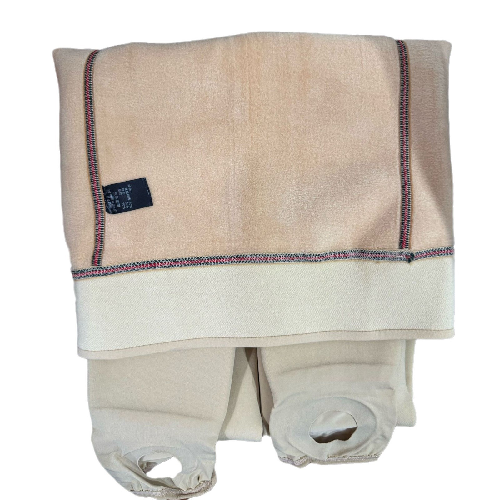 320G 겨울 따뜻한 여성 올인원 벨벳 베이스 따뜻한 바지 알파카 울 두꺼운 바디 양말 2984