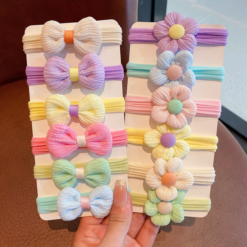 Banda para el cabello de niñas banda de goma para niños no duele el cabello elástico buena chica lazo para el cabello banda de goma accesorios para el cabello de las niñas cuerda para el cabello del bebé
