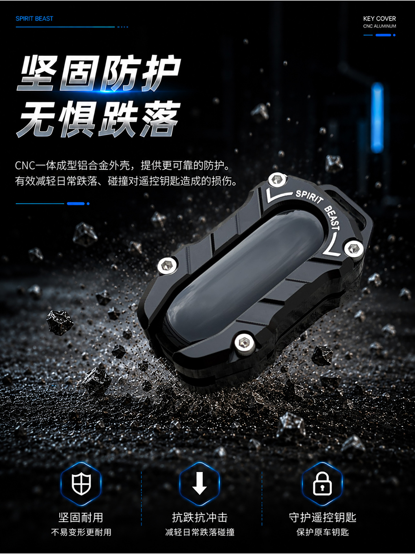 Remote Control Key Shell Modification Compatible with Lingzhi 368 Series Remote Control 150X Sensor Protective Cover 350m