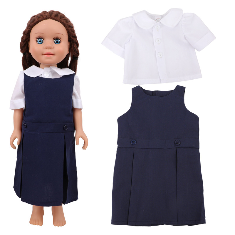18inch American Girl Doll Overalls Clothes Doll Toy Outfit Set American Girl Doll Clothes 18inch American Girl Doll Overalls Clothes Doll Toy Outfit Set American Girl Doll Clothes