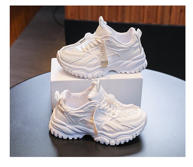 Dad Sneakers Für Kinder Atmungsaktive Leichte Freizeitschuhe_voghion.com