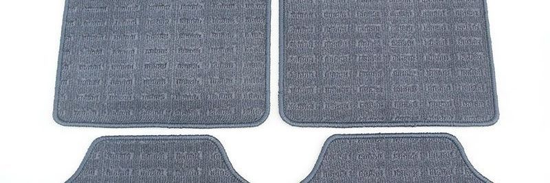 Car mat for cleaning, anti-slip, anti-dirt, easy to clean, full protection mat, TPE wrap-around mat, suitable for cars, with a velvet surface