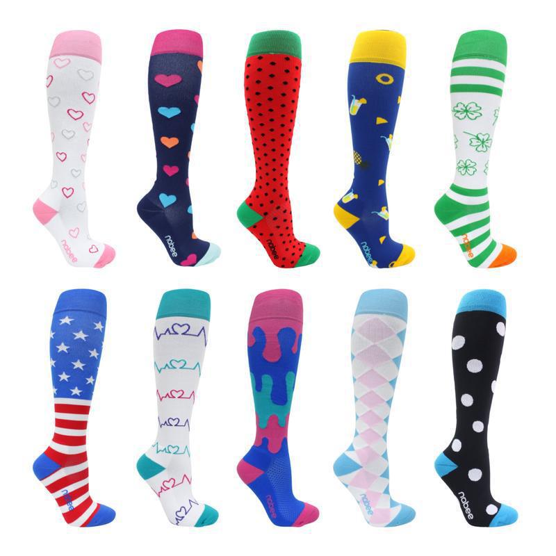 F9035 Dropshipping Aliexpress Cross-Border New Gradient Pattern Compression Socks Suitable for Men F9035 Dropshipping Aliexpress Cross-Border New Gradient Pattern Compression Socks Suitable for Men