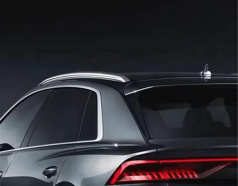 Audi S8 SQ8 body side emblem sticker, ABS black finish, decorative sticker, black modified lettering