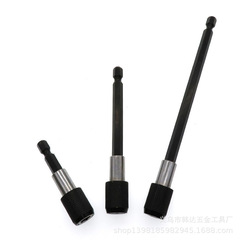 クロスボーダー六角ハンドルバネ式セルフロック接続電気ドリルドライバー延長ロッドクイック変換ビット延長ロッド