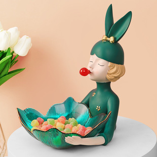 Coffee Table Fruit Plate Candy Bubble Home Living Room Coffee Table Nordic Fruit Plate snack plate Fruit Plate Internet Celebrity Girl