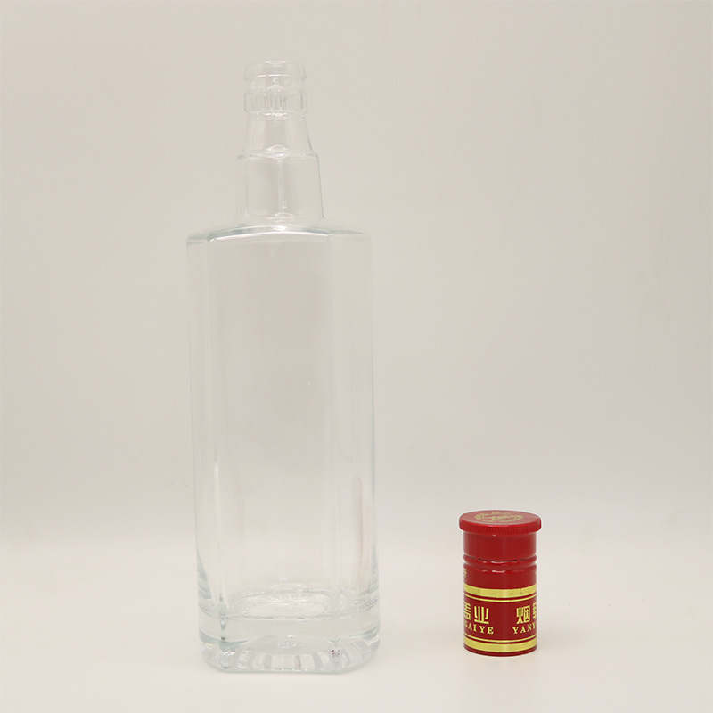 玻璃酒瓶 加厚洋酒酒瓶创意果酒瓶透明玻璃瓶 高白料酒瓶