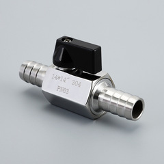 Manufacturer supplies double pagoda mini ball valve 304 stainless steel pagoda ball valve sewage small ball valve micro ball valve